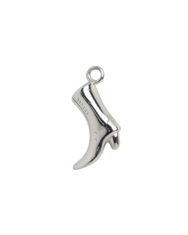 Silver Charm Black Cartoon Cat