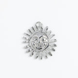 Silver Charm Sun Face
