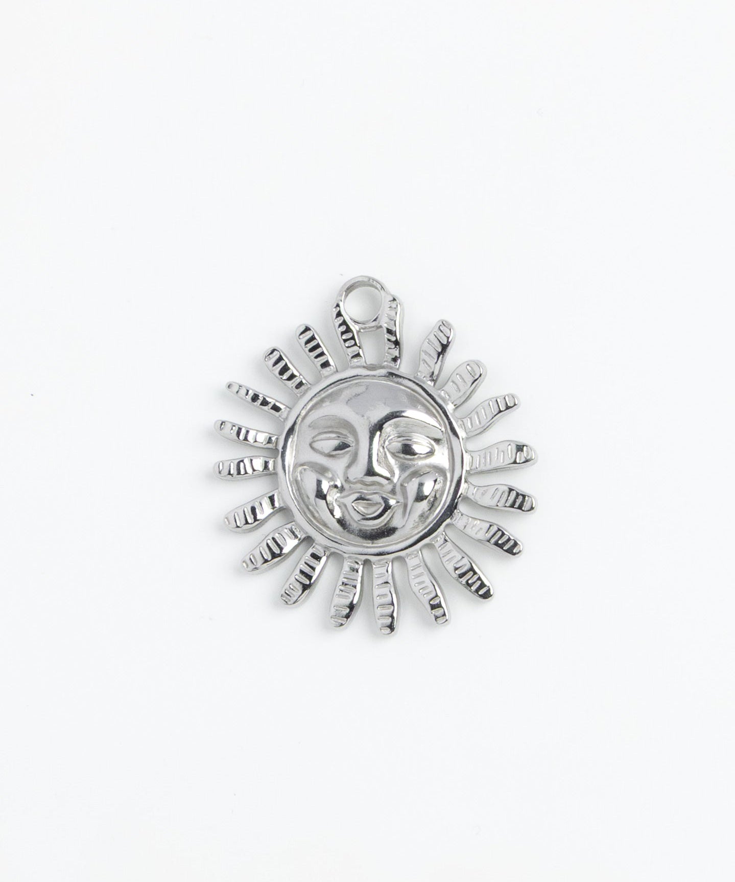 Silver Charm Sun Face