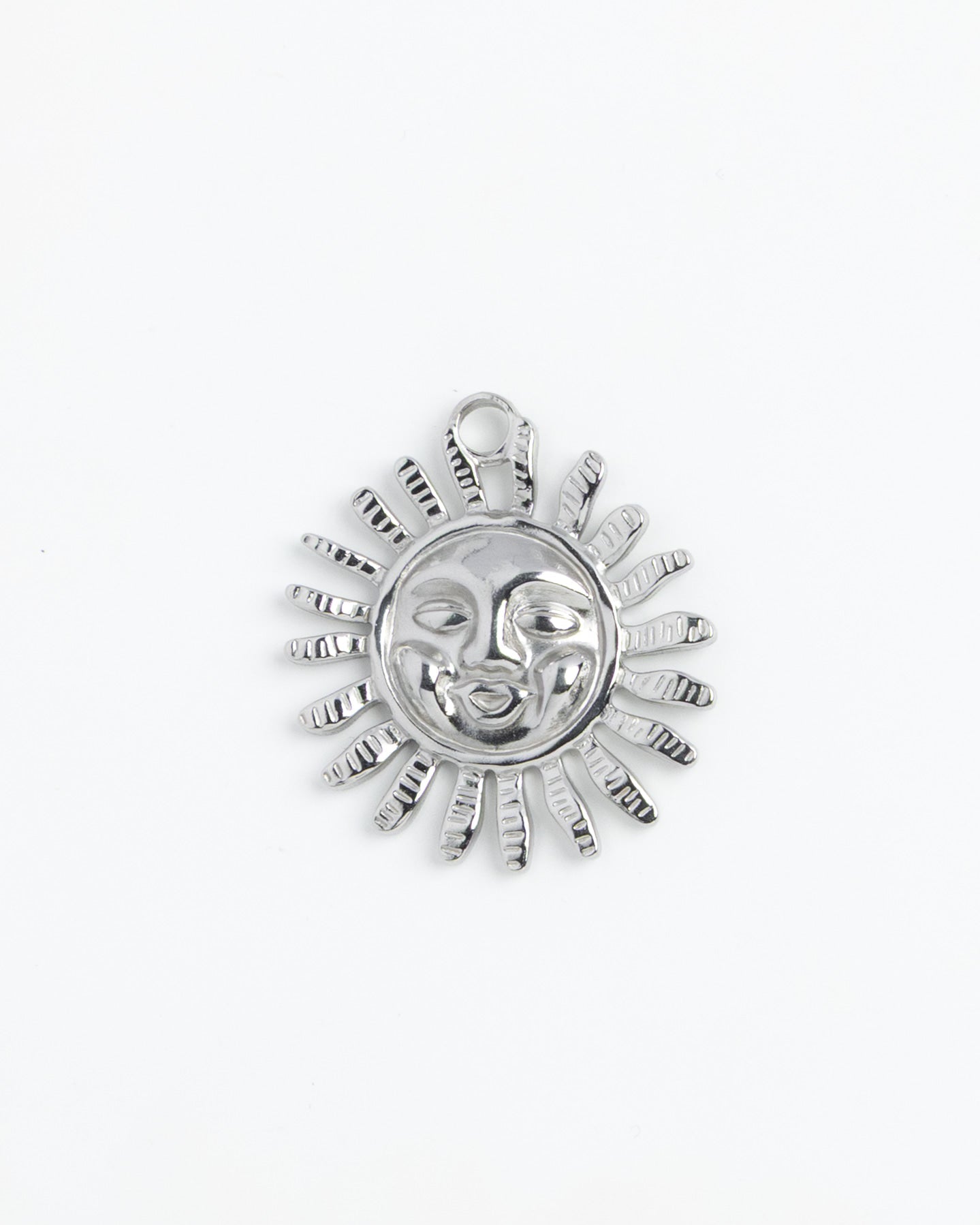 Silver Charm Sun Face