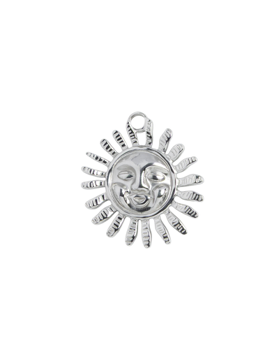 Silver Charm Sun Face