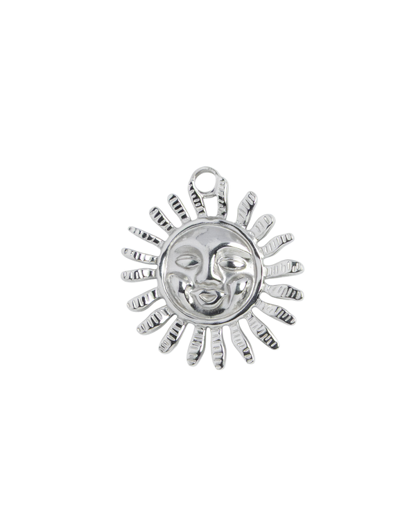 Silver Charm Sun Face