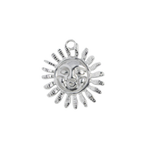 Silver Charm Sun Face