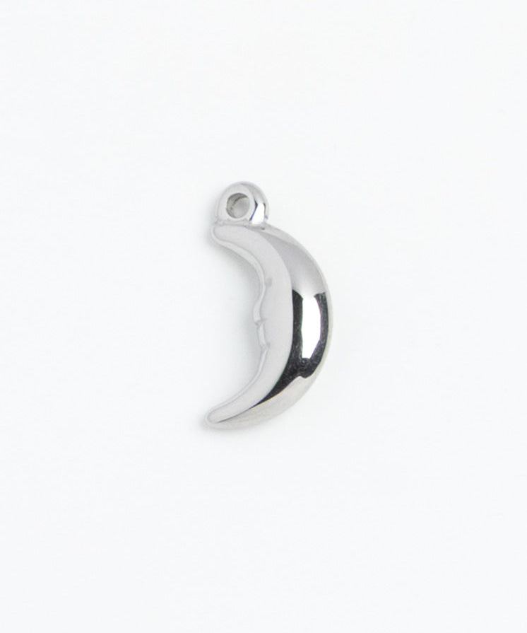 Silver Charm Crescent Moon