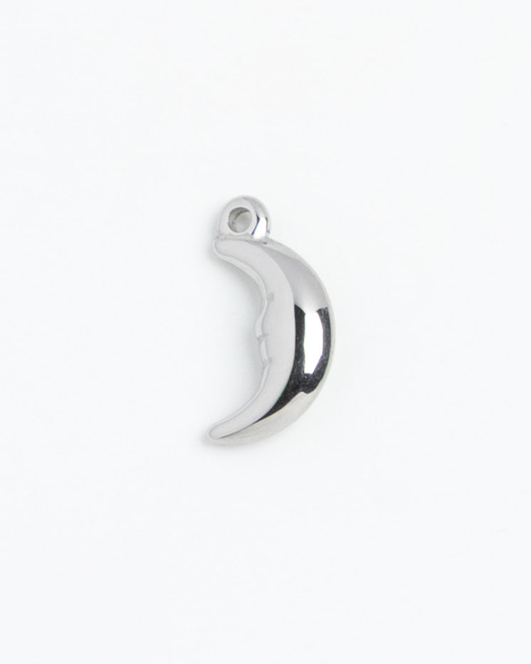 Silver Charm Crescent Moon