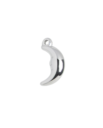 Silver Charm Crescent Moon