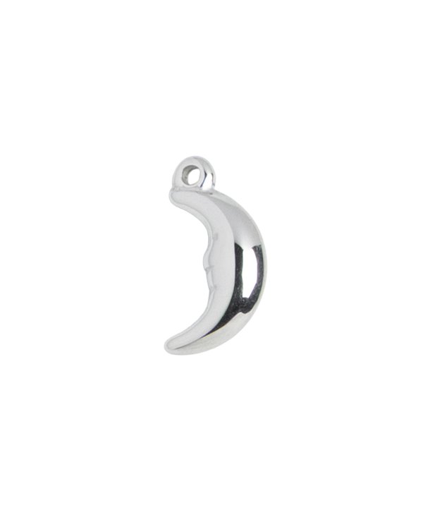 Silver Charm Crescent Moon