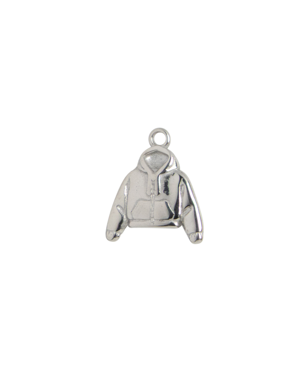 Silver Charm Smiley Star