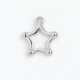 Silver Charm Star Outline