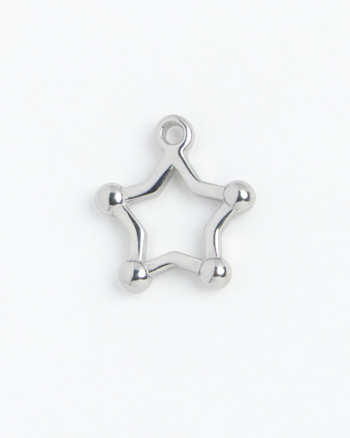 Silver Charm Star Outline