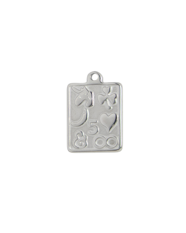 Silver Charm Celestial Medallion