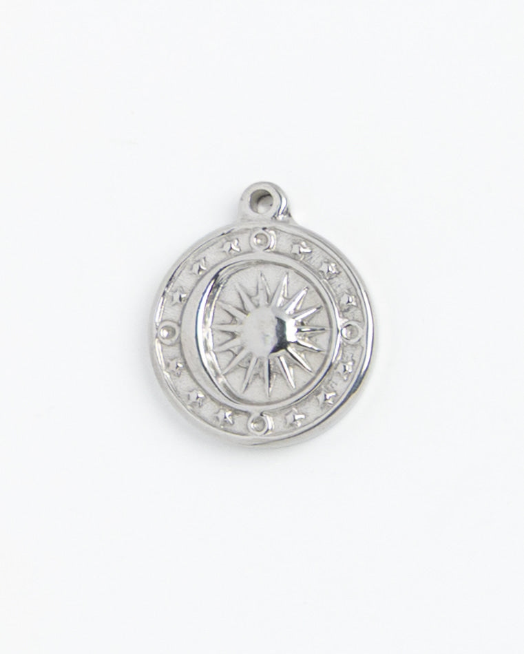 Silver Charm Celestial Medallion