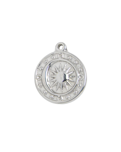 Silver Charm Celestial Medallion