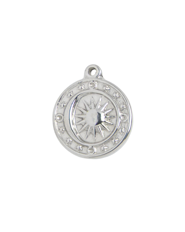 Silver Charm Celestial Medallion