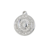 Silver Charm Celestial Medallion