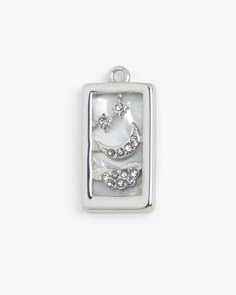 Silver Charm Tarot Stars