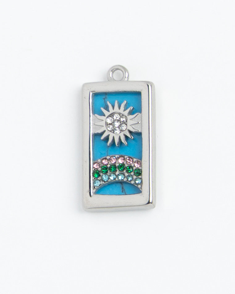 Silver Charm Tarot Sun
