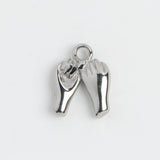 Silver Charm Angel Wings