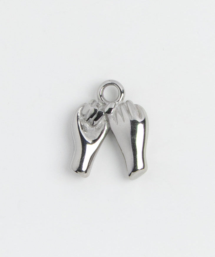 Silver Charm Angel Wings