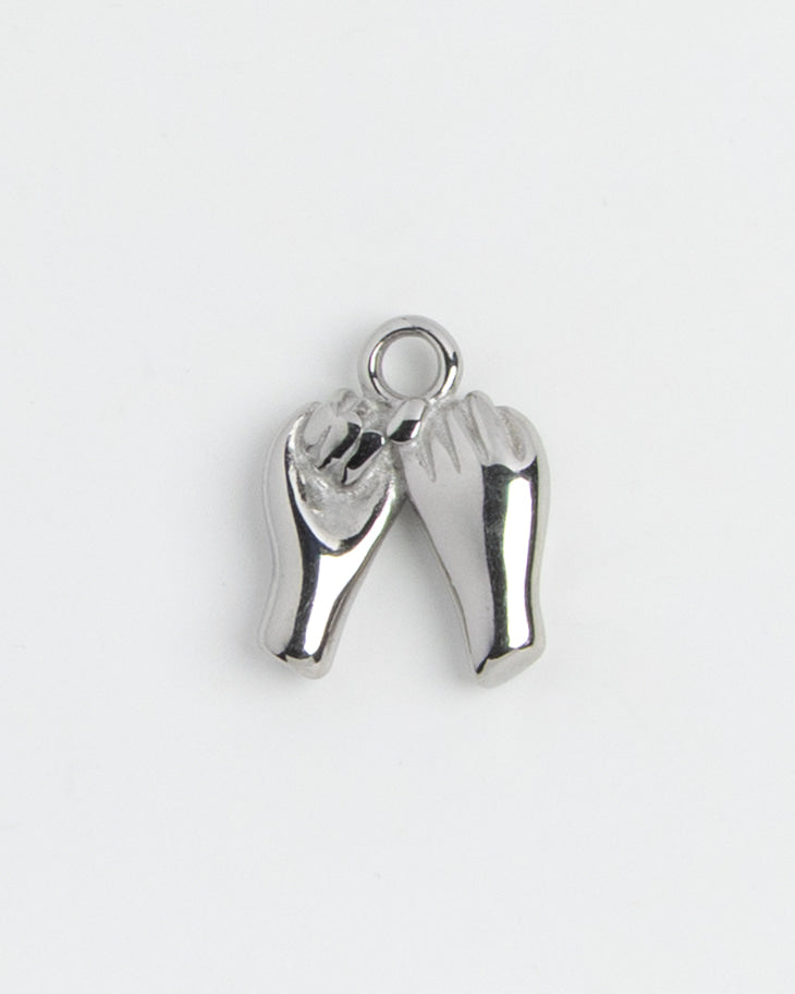 Silver Charm Angel Wings