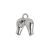 Silver Charm Angel Wings