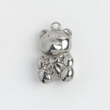 Silver Charm Teddy Bear