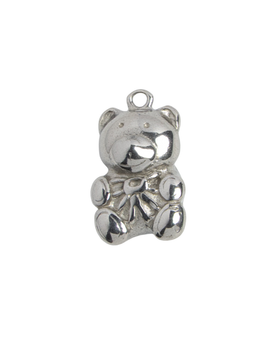 Silver Charm Teddy Bear
