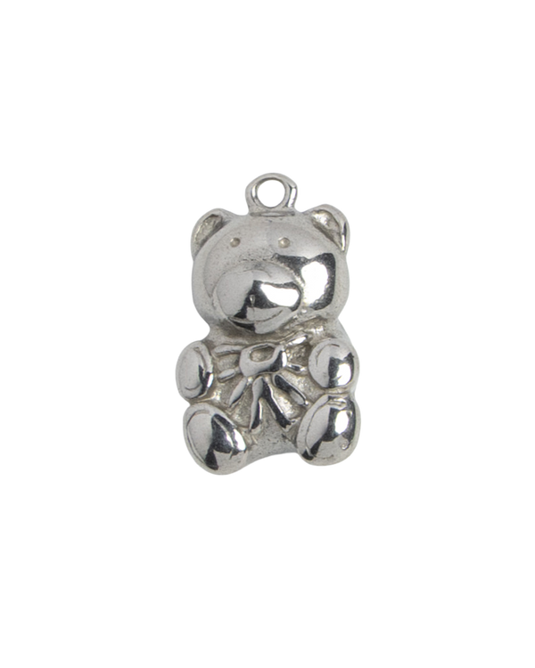 Silver Charm Teddy Bear