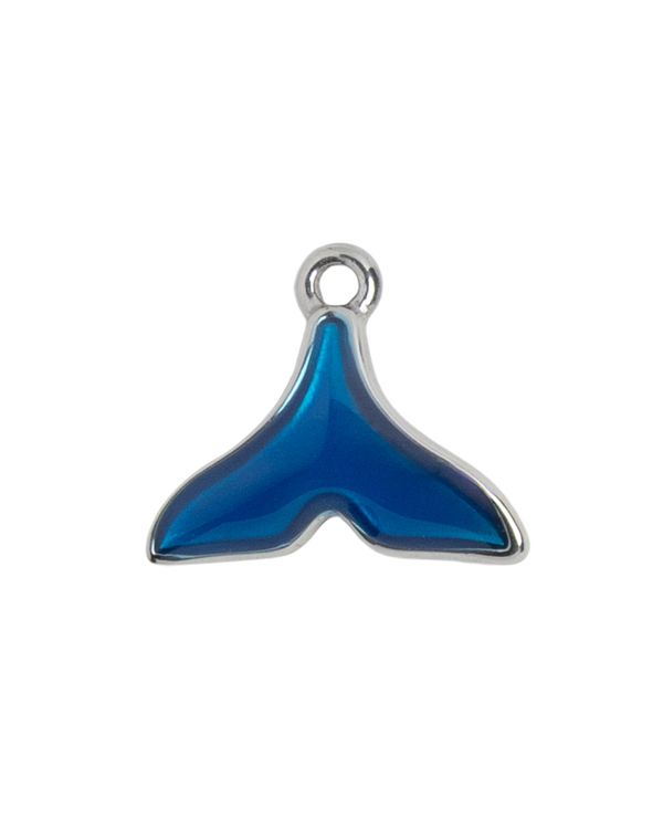 Silver Charm Whale Tail