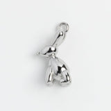 Silver Charm Balloon Bunny