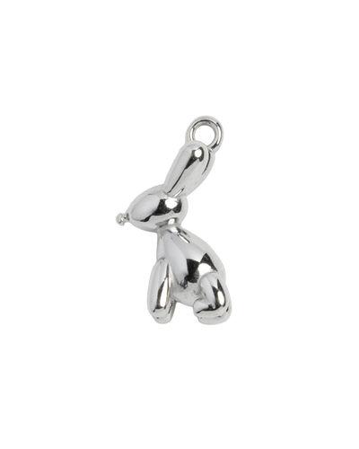 Silver Charm Balloon Bunny
