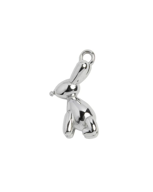 Silver Charm Balloon Bunny