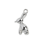 Silver Charm Balloon Bunny