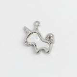 Silver Charm Pearl Unicorn