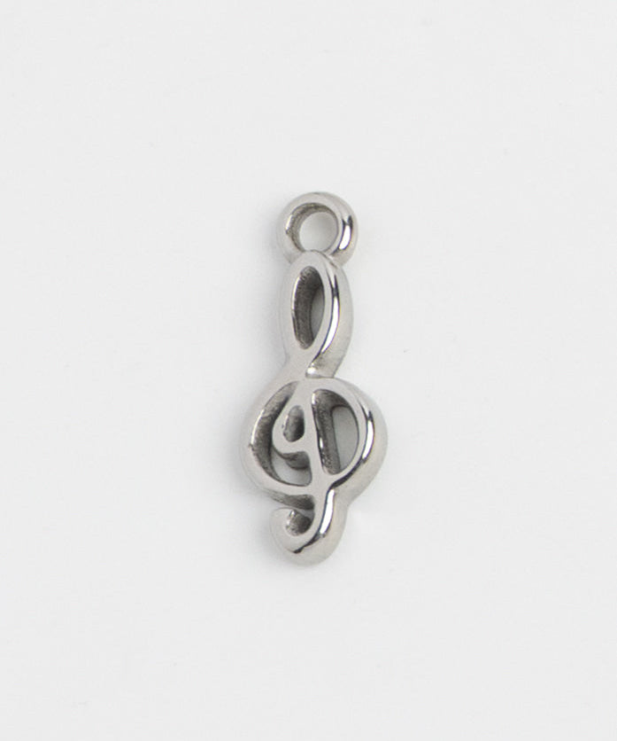 Silver Charm Treble Clef