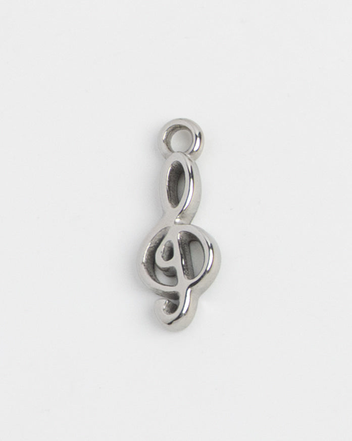 Silver Charm Treble Clef