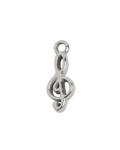 Silver Charm Treble Clef