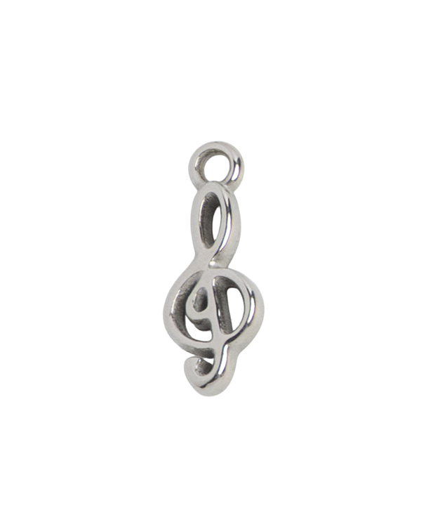 Silver Charm Treble Clef