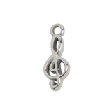 Silver Charm Treble Clef