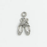 Silver Charm Ballet Slippers