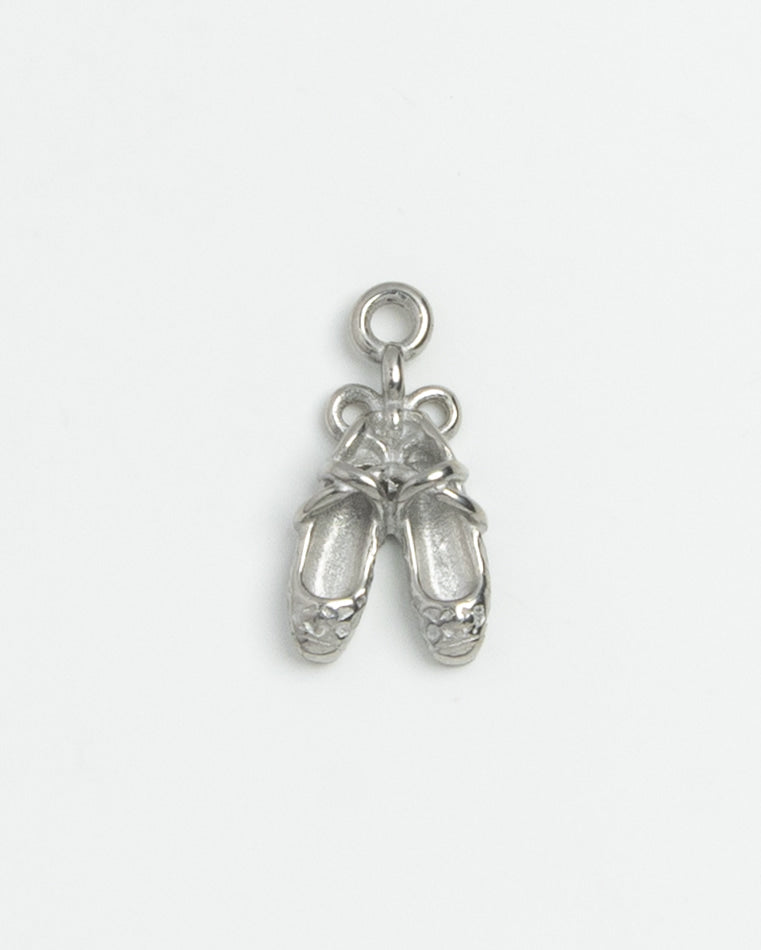 Silver Charm Ballet Slippers