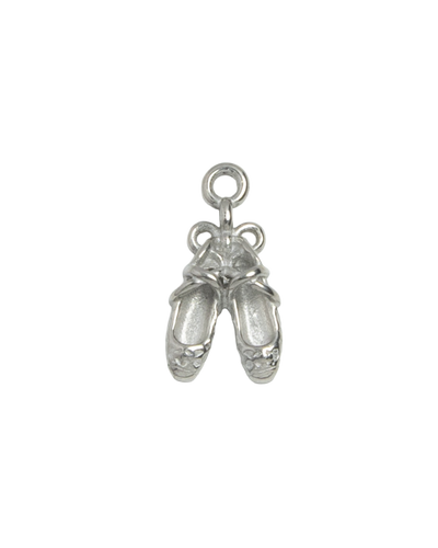 Silver Charm Ballet Slippers