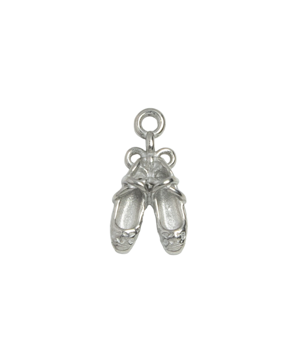 Silver Charm Ballet Slippers
