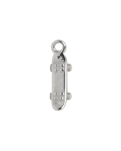 Silver Charm Strawberry Enamel