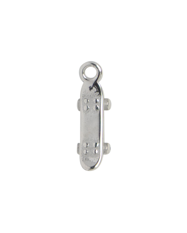 Silver Charm Strawberry Enamel