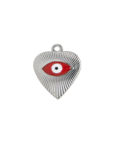 Silver Charm Radiant Heart