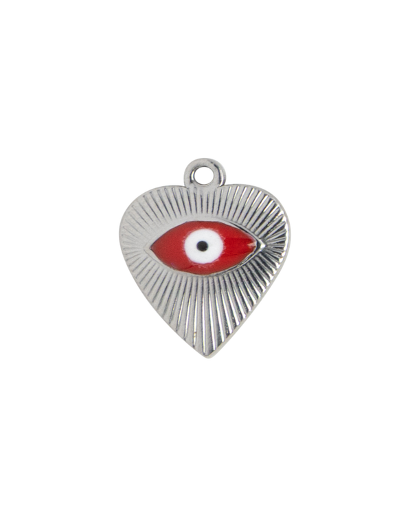 Silver Charm Radiant Heart