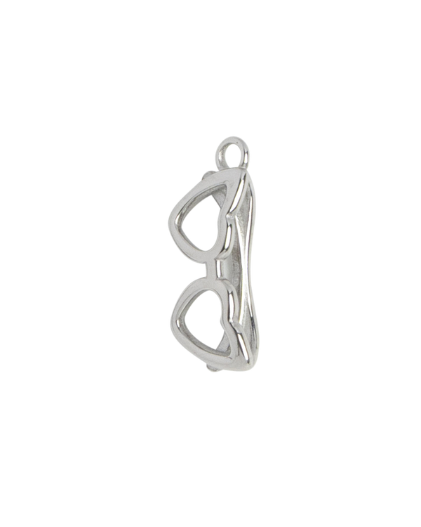 Silver Charm Vintage Heart