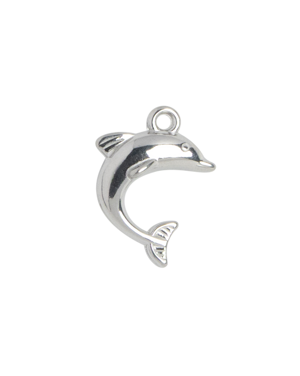 Silver Charm Winged Heart