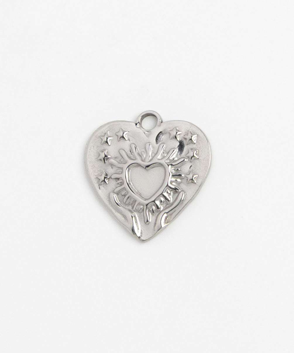 Silver Charm Sacred Heart